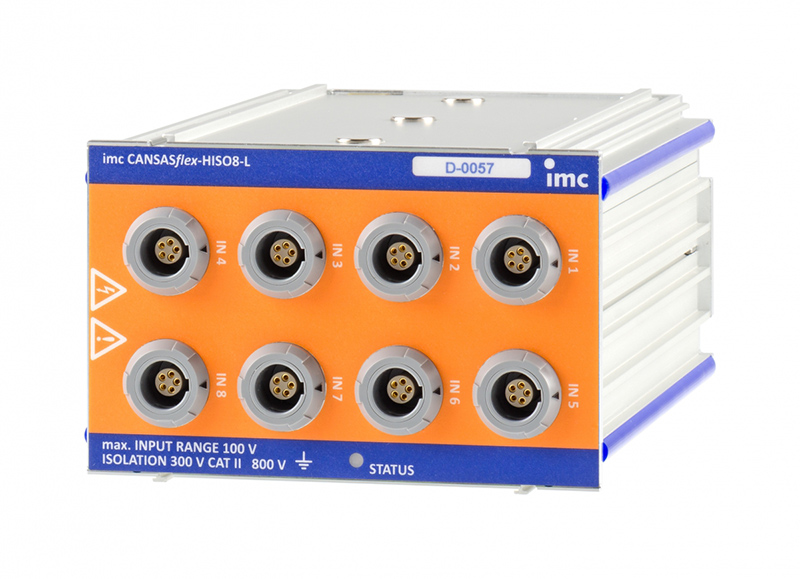[Translate to French:] High isolation CAN measurement modules for measuring PT100 / 1000 and low voltages riding on  levels up to 800 V