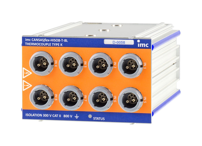 [Translate to French:] Measurement module series for safe and precise measurement of temperatures and low voltages at high voltage common mode levels of up to 800 V.]