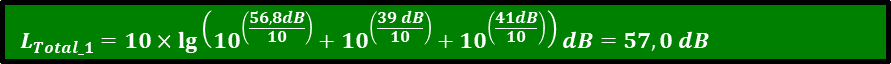 Addition de la puissance acoustique L_Total_1