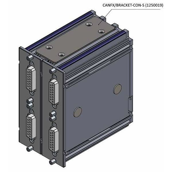 [Translate to French:] imc CANSASflex - module interconnect bracket (CANFX/BRACKET-CON) 