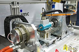 [Translate to French:] Prüfstand für Pumpenmotoren