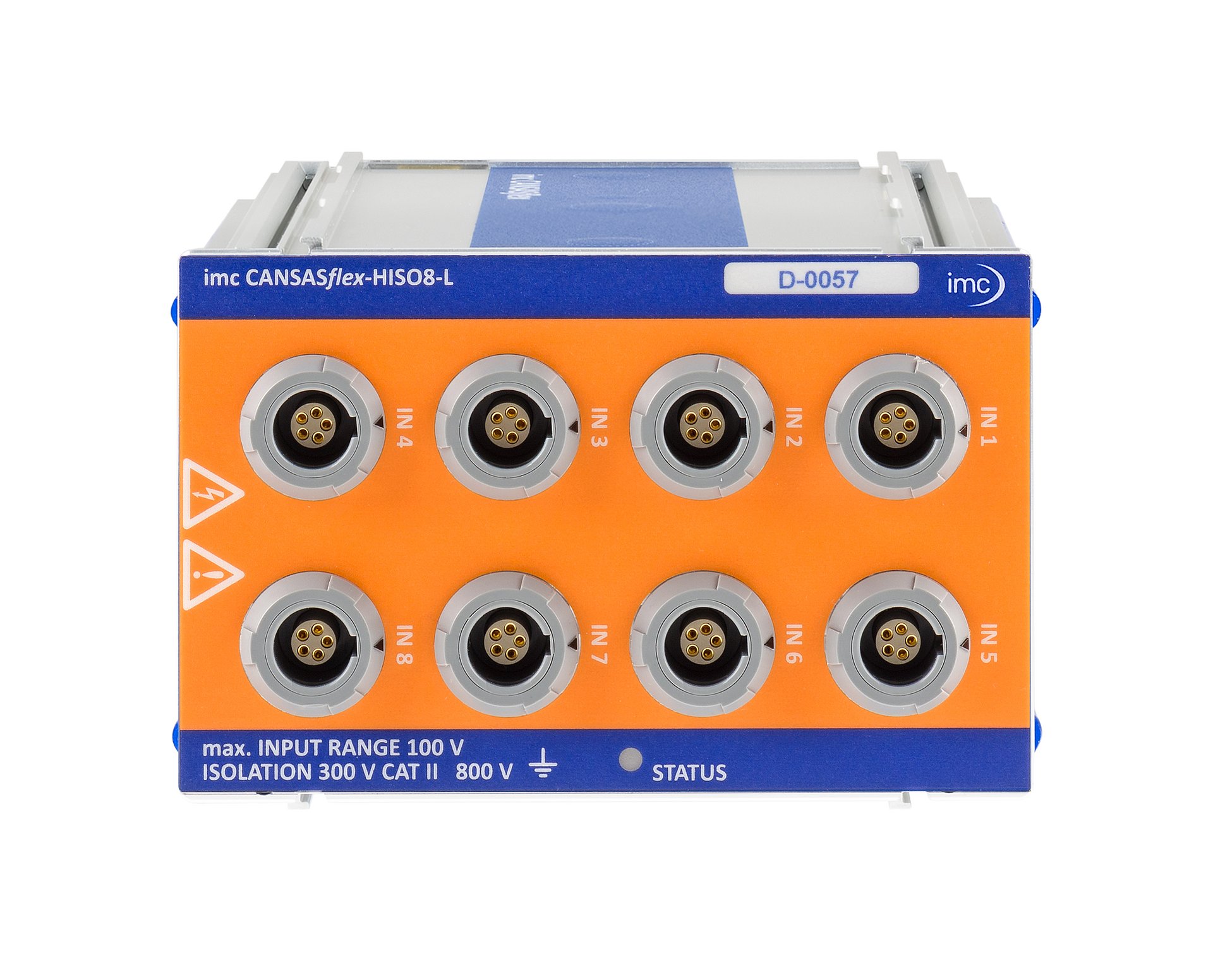 [Translate to French:] High isolation CAN measurement modules for measuring PT100 / 1000 and low voltages riding on  levels up to 800 V